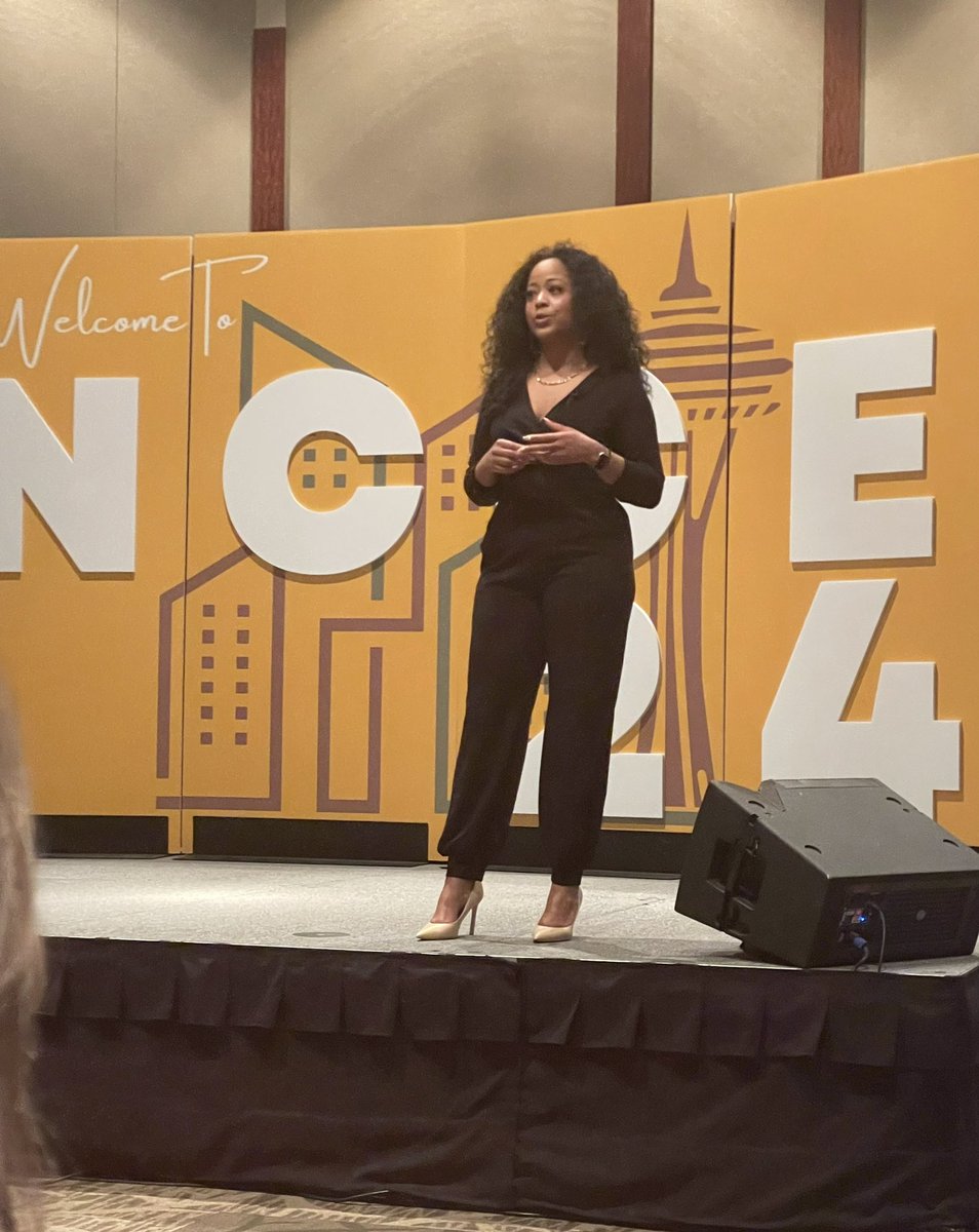 MMLear_IN's tweet image. The mantra @iamjasmynwright created is usable for all ages and stages of life. I will flip “What if I’m too young?” with “What if I’m too old?” Such a powerful message from a passionate classroom educator who loves her job and her students like I do.#pushthrough #ncce24 #IamNCCE