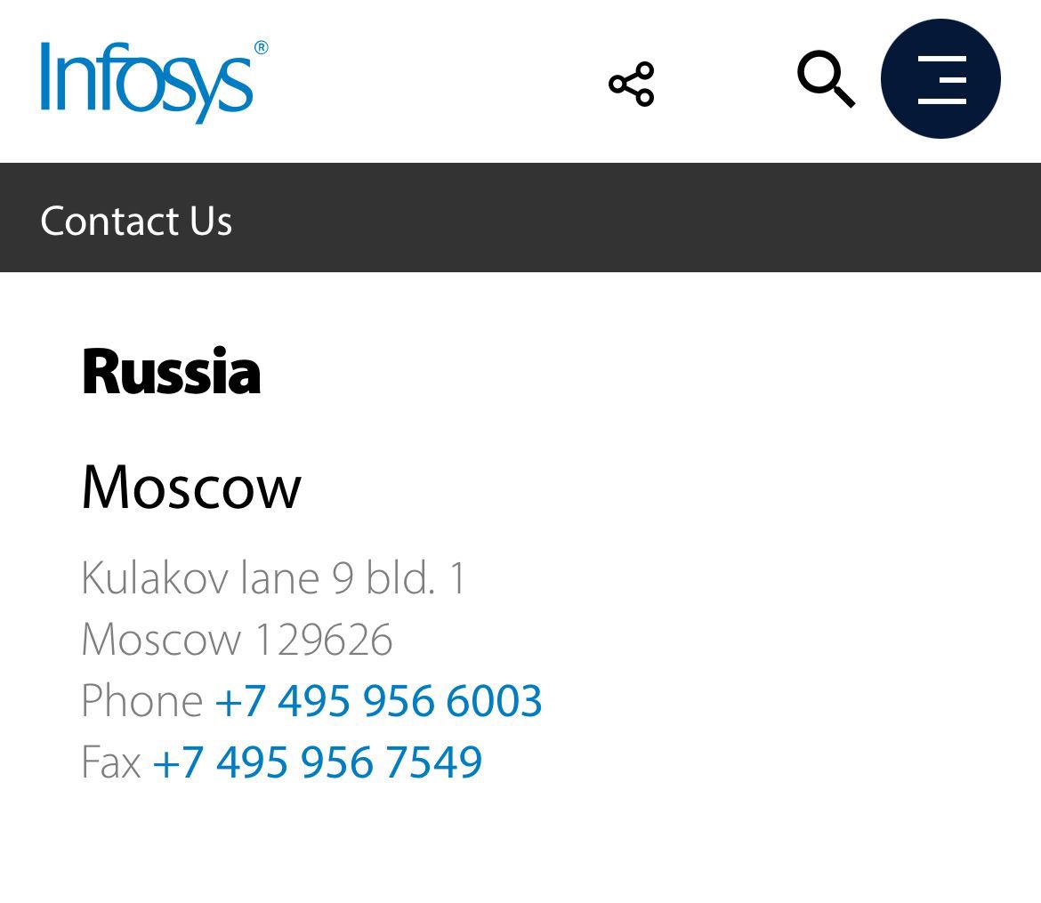 Rishi Sunak's words about the death of Alexei Navalny Also the phone number of Infosys Moscow office as taken from Internet today infosys.com/contact/countr… Thoughts?