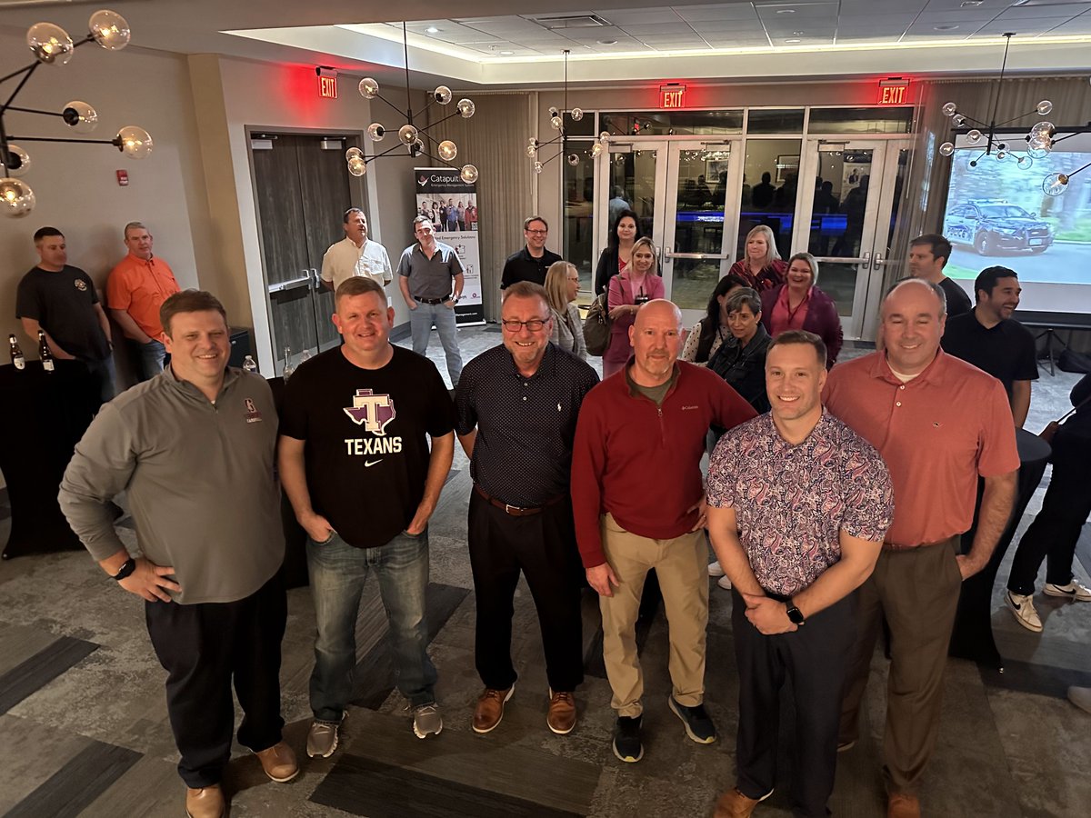 CatapultEMS's tweet photo. What an incredible week it was at the Quality Leadership &amp; Synergy Cornhole Classic in Edinburg, Texas!  

 🏆 Let's give a special shoutout to Jim Moore from Region 7 and David Befford from Region 15, also known as The Great Cornholios for clinching the 1st Place victory! https://t.co/7piGQPPO20