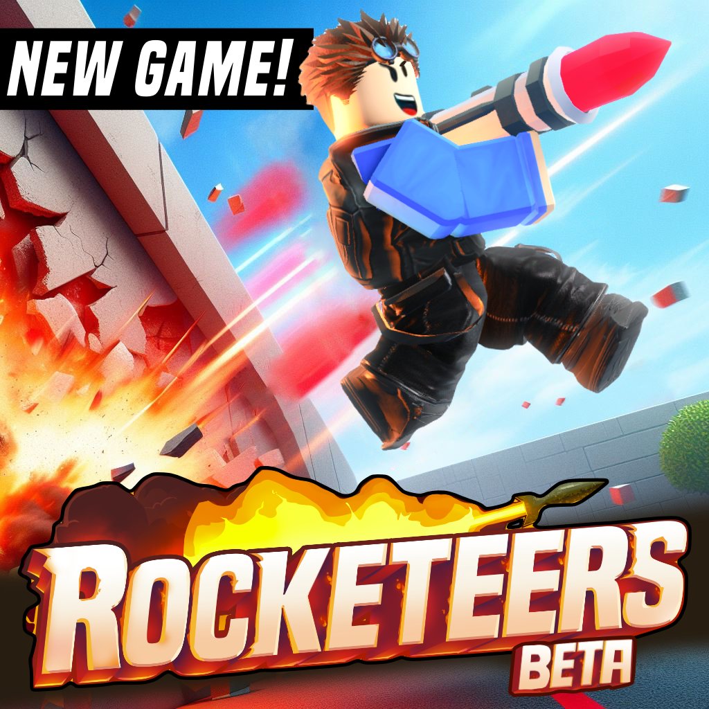 🚀 ROCKETEERS is officially HERE in Beta! The newest game on @Roblox! Play the game! roblox.com/games/12779982… #Roblox #RobloxDev #Rocketeers