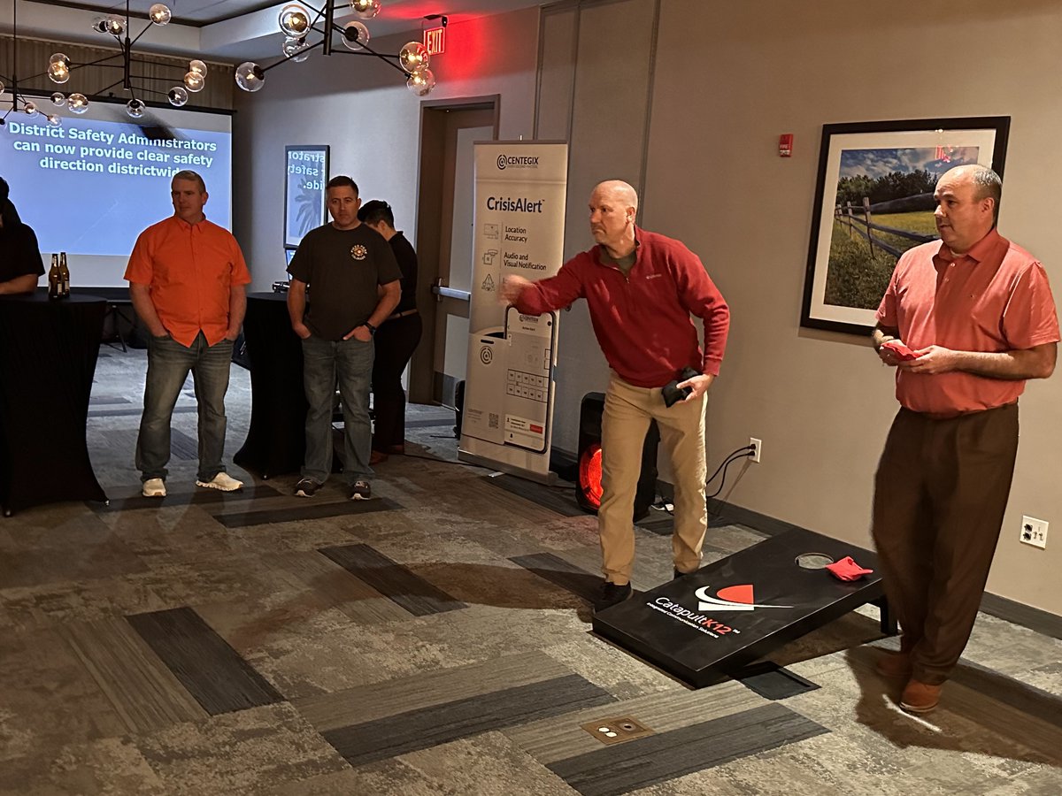 CatapultEMS's tweet photo. What an incredible week it was at the Quality Leadership &amp; Synergy Cornhole Classic in Edinburg, Texas!  

 🏆 Let's give a special shoutout to Jim Moore from Region 7 and David Befford from Region 15, also known as The Great Cornholios for clinching the 1st Place victory! https://t.co/7piGQPPO20
