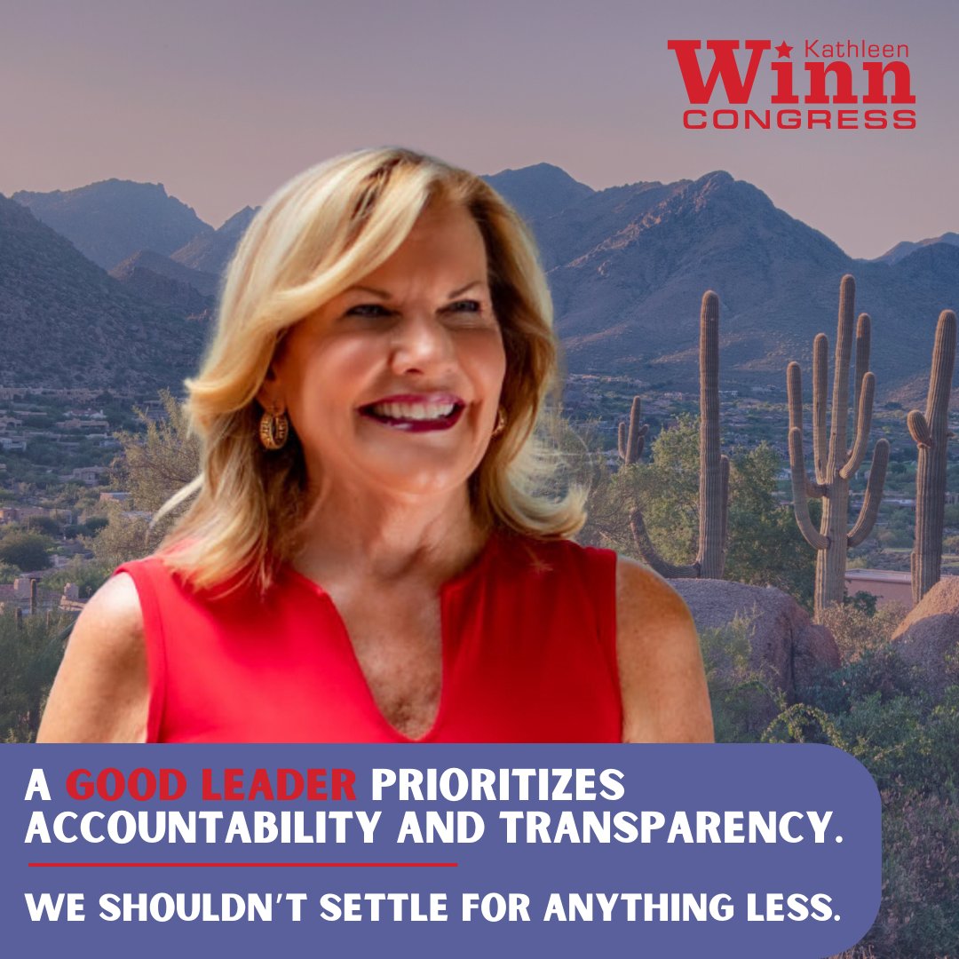 Winn4Arizona's tweet image. My time in the Arizona AG's Office taught me what a public servant is meant to be. As your representative, I'll prioritize transparency, accountability, and good leadership. Let's restore trust in our government and work towards a better Arizona! #IntegrityInService #WinnForAZ6