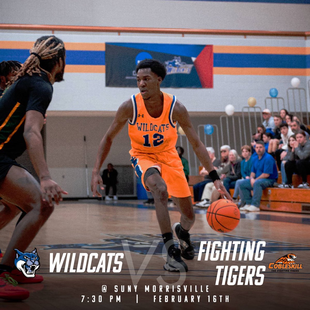 PolyWildcats's tweet photo. #Gamedayπ‘π΅π
PLAYOFF TIME! The Wildcats head to SUNY Morrisville to take on Cobleskill in the NAC Tournament!
π - 7:30 PM
π - SUNY Morrisville
π - https://t.co/dtkhhzJbFz
πΊ - https://t.co/IinLyKPwhd
#PolyMBB #d3hoops https://t.co/U681OJZaKo