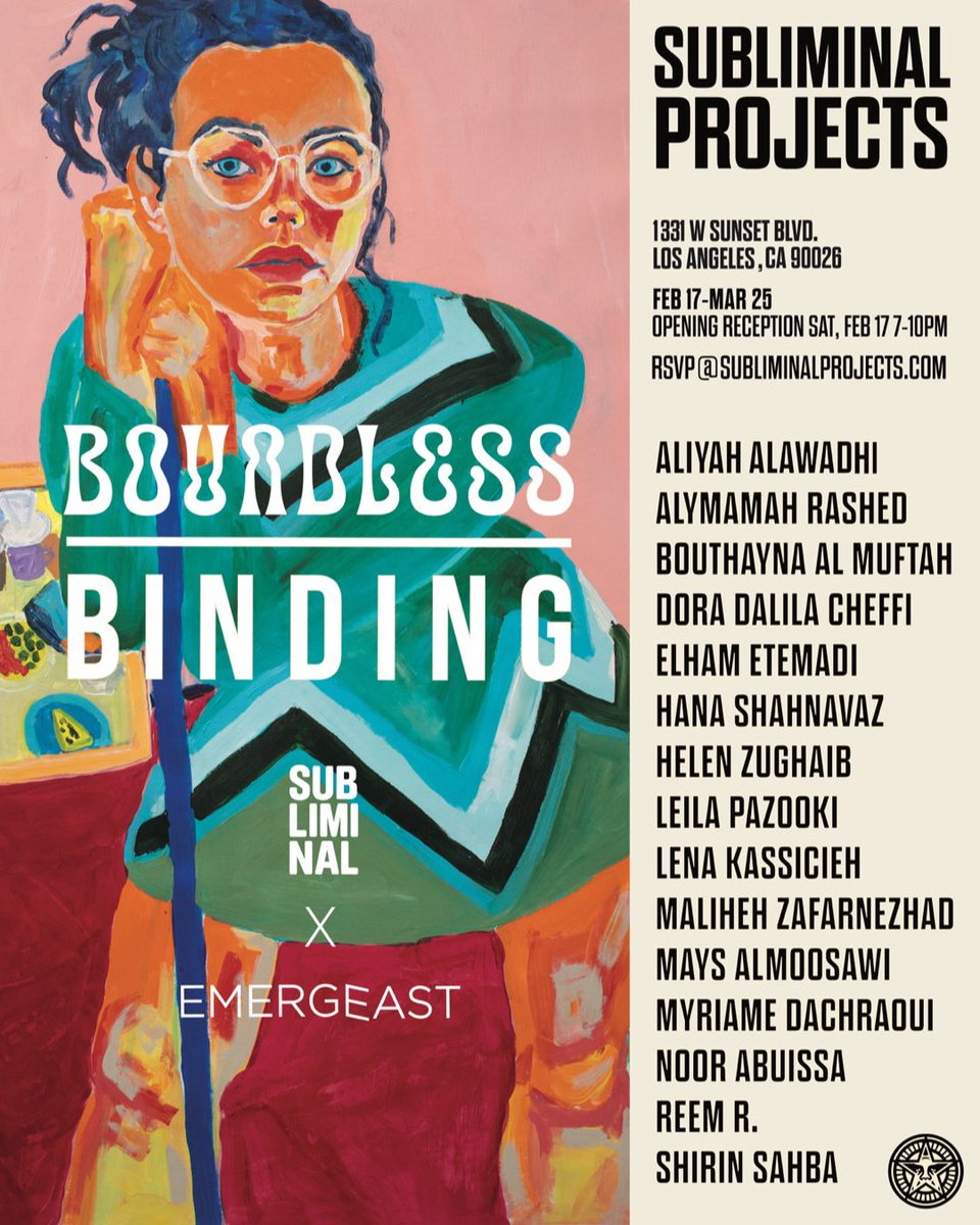 I got a sneak peek of the upcoming group exhibition “Boundless/Binding,” opening this Saturday at my gallery @subliminal_art.