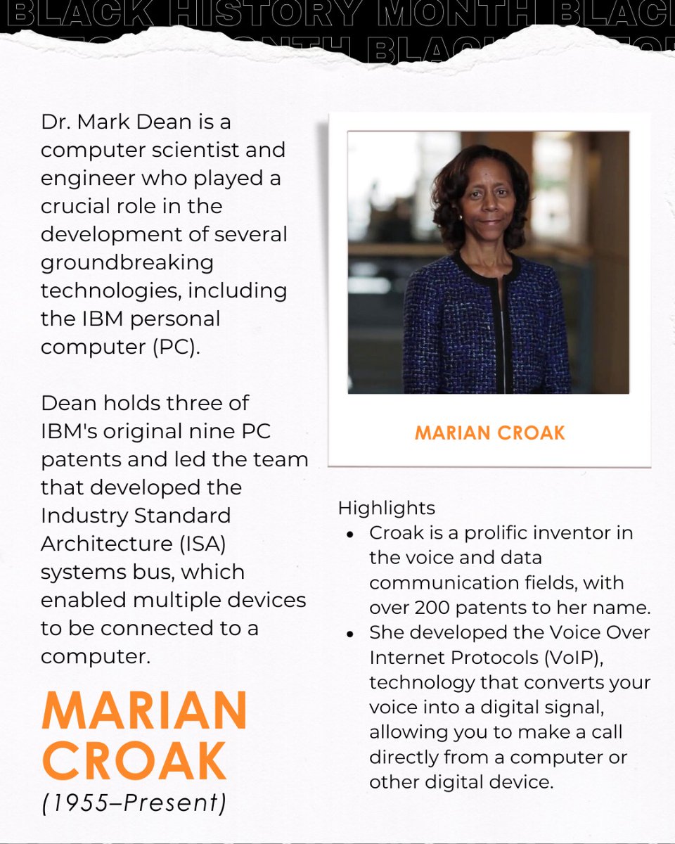 During Black History Month, we pay tribute to the incredible individuals who have shaped our industry with their invaluable contributions. Their remarkable work has made a lasting impact on the way we communicate and use technology, inspiring generations to come.☎️📶🌟