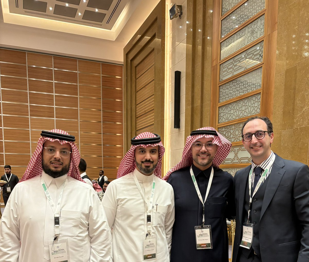 Great friendships @saudiurological meeting! @sbinhamrii This meeting was so special and your hospitality was absolutely incredible!