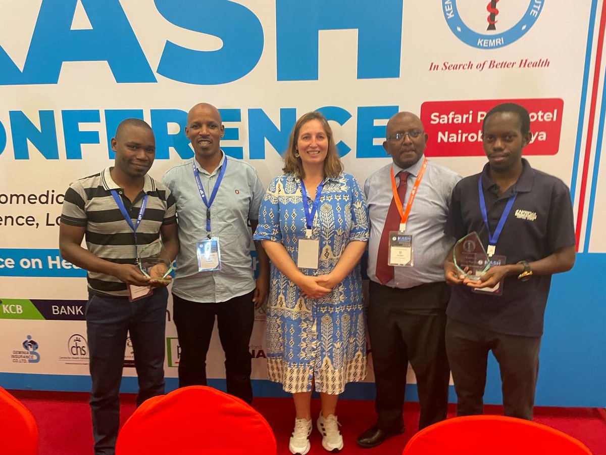 MartaFerreiraM2's tweet photo. I am very proud of my MSc students Miguel Gerson and Mark Kivumbi who have won Best Oral Presentation in Vector Biology and 2nd-Runner Rising Stars Award respectively at the Annual KASH conference. #KASH2024 #KASHConference #KEMRI_Wellcome https://t.co/AgHMaK0wfo