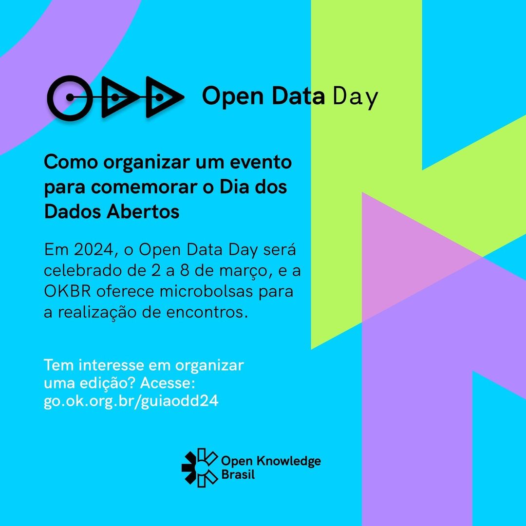 Último dia para inscrever sua proposta para o Open Data Day 2024!! Só até HOJE sexta-feira (16), às 23h59 (horário de Brasília). Cadastre em:  docs.google.com/forms/d/1Q51xP…

PS: A OKBR está oferecendo apoio financeiro!!

Para mais informações, acesse: go.ok.org.br/guiaodd24