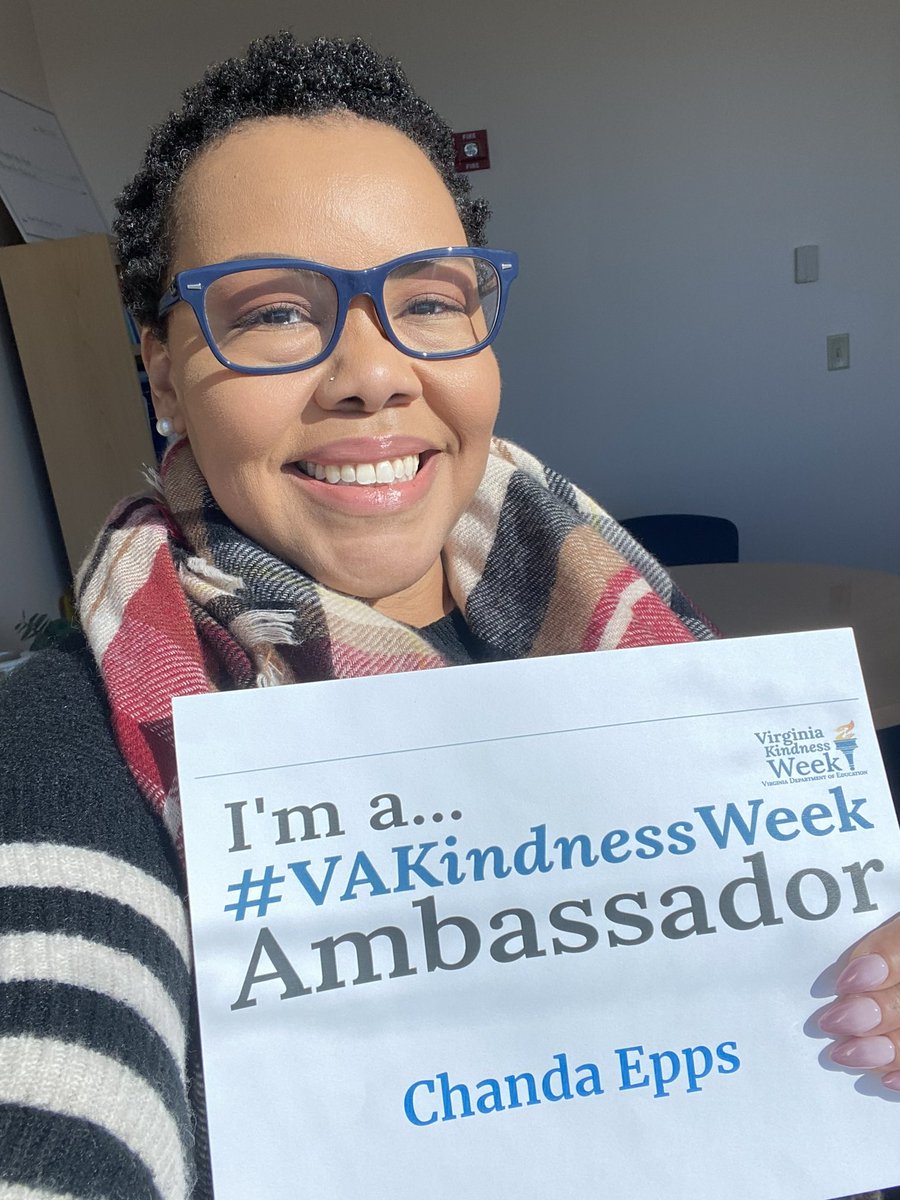 This smile says Kindness. Chanda Epps sprinkles it like confetti. #VAKindnessWeek #WeAreHCS