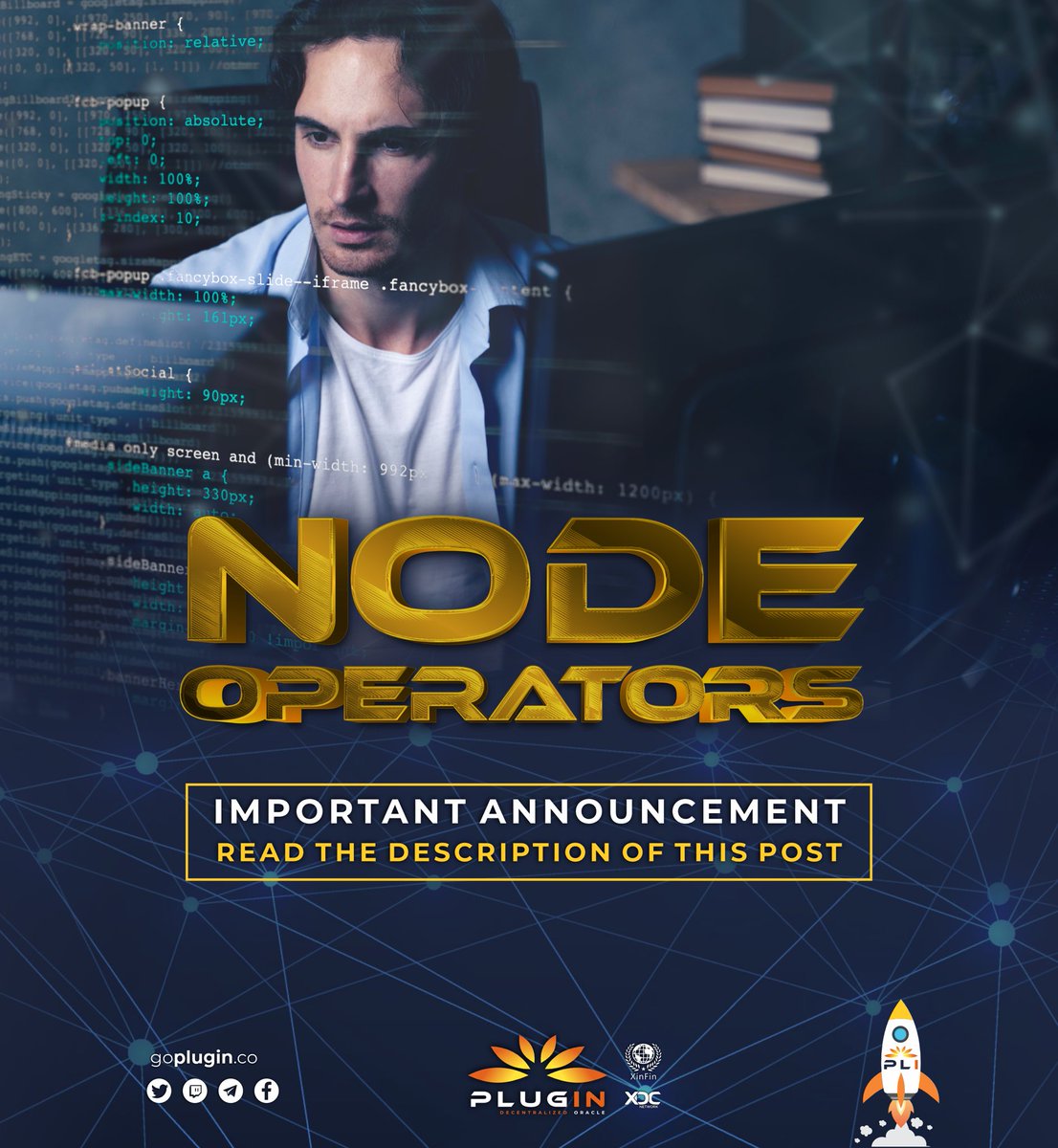 GoPlugin's tweet photo. Dear Plugin #Node Operators,

As you may be aware, we have been working diligently to transition our Plugin Nodes network to version 2.0 of our platform. 

While we initially communicated 15th February as deadline for node operators to upgrade your #Plugin nodes to V2, we understand that this process may require more time and coordination than anticipated.

After careful consideration and in response to feedback from our community, we have decided to extend the timeline for nodes upgrade to version 2.0.

The new deadline for node operators to complete the upgrade is 23:59 GST of 18th February 2024. We encourage all node operators to take advantage of this extended timeframe to complete the upgrade process promptly.

Thank you for your continued cooperation and understanding as we work together to enhance the stability and functionality of our network.

#DecentralizedOracle #SmartContracts #BlockchainOracles #DataOracle #OracleNetwork #DeFiOracles #OracleIntegration #DecentralizedData #OracleServices
#BlockchainTechnology #TrustlessOracles #SecureOracles #DecentralizedFinance #CryptoOracles #DistributedLedger #Blockchain #Crypto #Bitcoin  #Ethereum
#Cryptocurrency #Decentralized #DistributedLedger #SmartContracts #DigitalCurrency #CryptoTechnology #BlockchainRevolution #Tokenization #web3 #BlockchainUseCases #CryptoCommunity #InnovationPowerhouse #ProjectMania #TeamEffort #PluginOnXDC #XDC #PLI #BuiltOnXDC