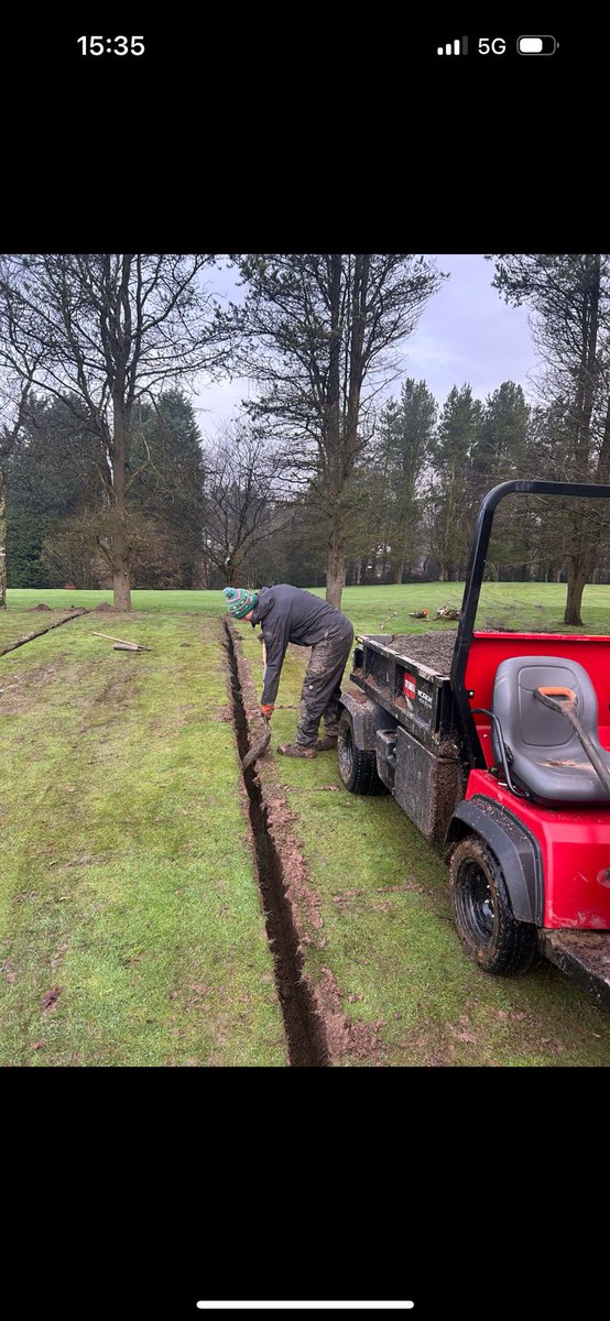 Great work by the team draining the troublesome 3rd tee