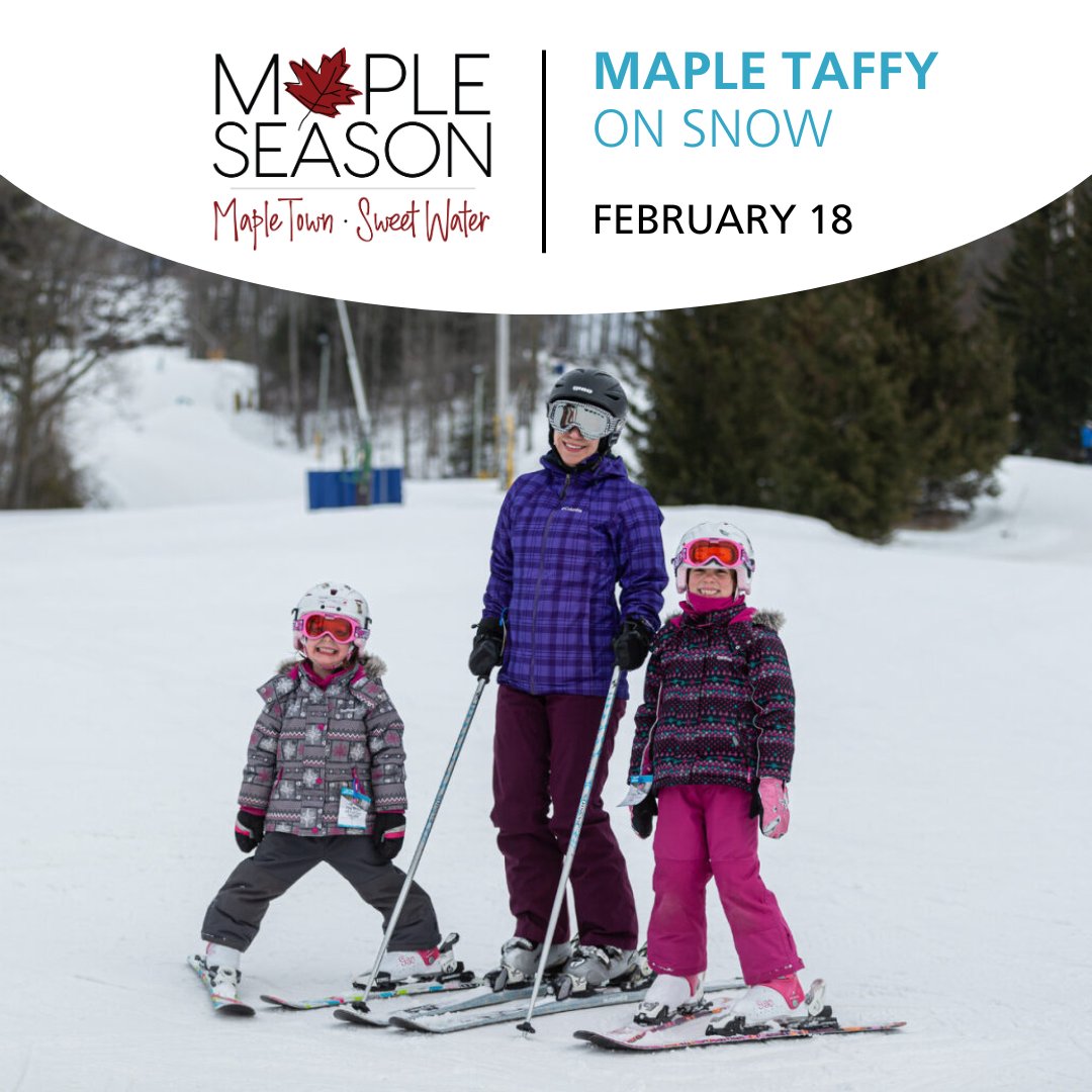 🍁This Family Day weekend we’re bringing Maple Season to Glen Eden! Get fresh maple taffy on snow outside West Lodge on Sunday between 10 am to 3 pm. Maple Season starts March 2 to April 7 running weekends, holidays &amp; March break. Get your tickets at conservationhalton.ca/mapleseason/