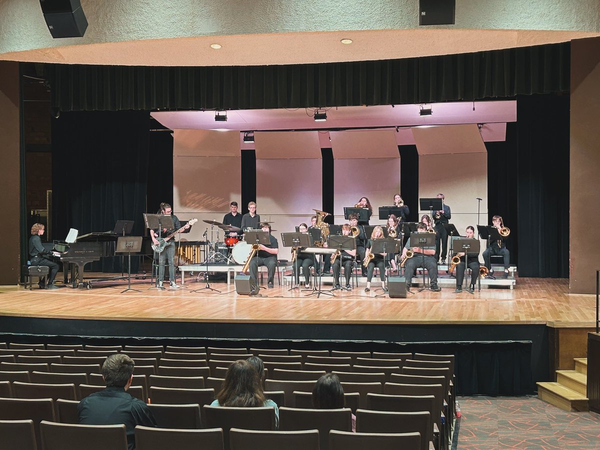 We had a great time performing at the Northwest Missouri State Jazz Festival &amp; we’re enjoying getting to hear some great Jazz Bands!