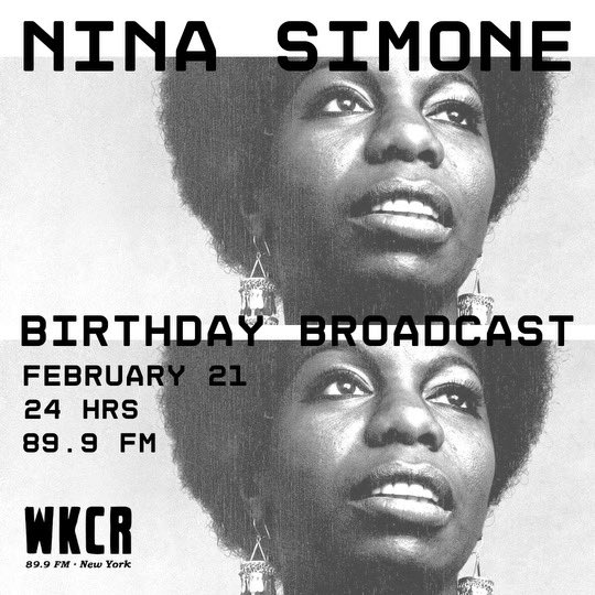 WKCR is very excited to announce a special birthday broadcast in honor of one of the most important vocalists of the 20th century: Nina Simone. Tune in on February 21st via 89.9 FM or by visiting wkcr.org to listen to our celebration of Nina Simone.