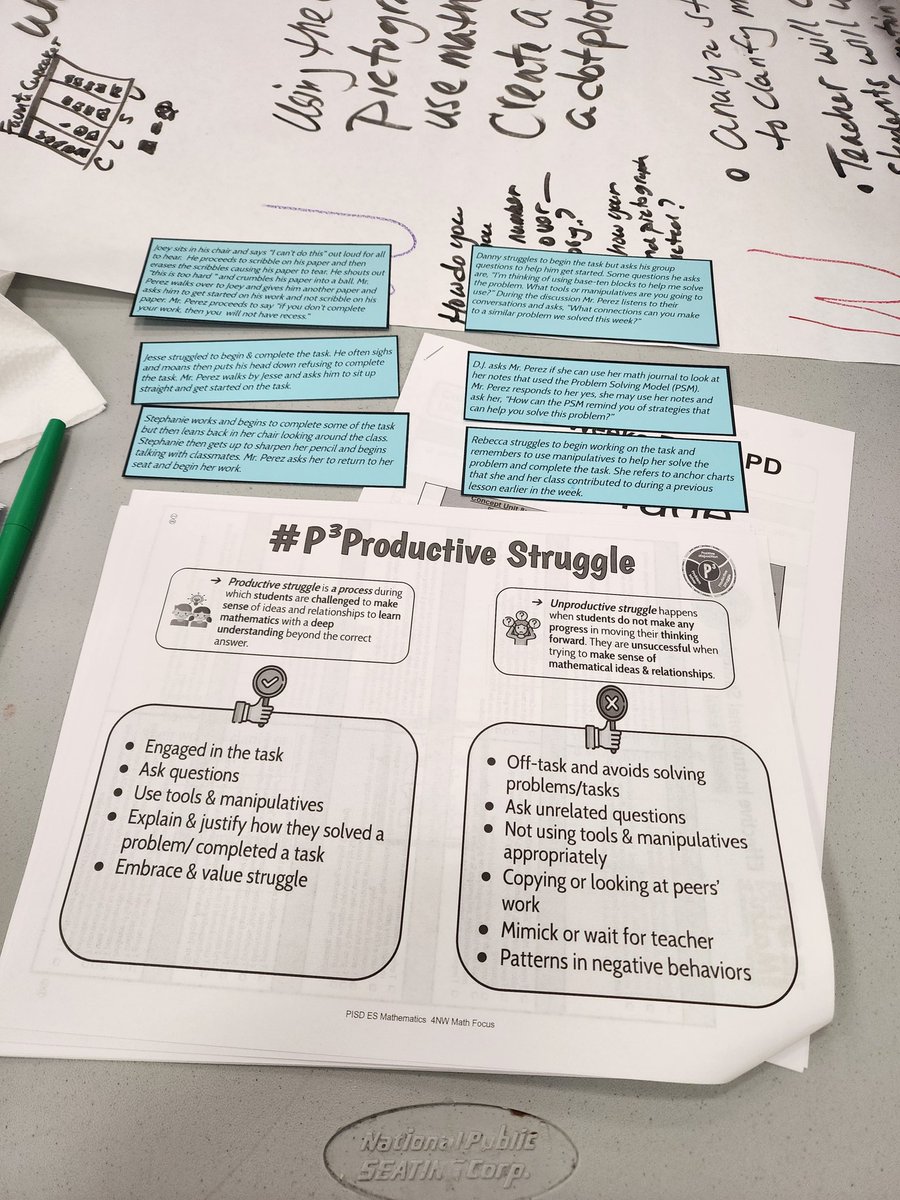 AlyssaAggie's tweet photo. We accept challenges and have a deeper understanding of mathematics! We are #p3!   #pisdmathchat #productivestruggle   #problemsolver #positivedisposition #ThisIsLFSmith https://t.co/VdTcWOUKSf