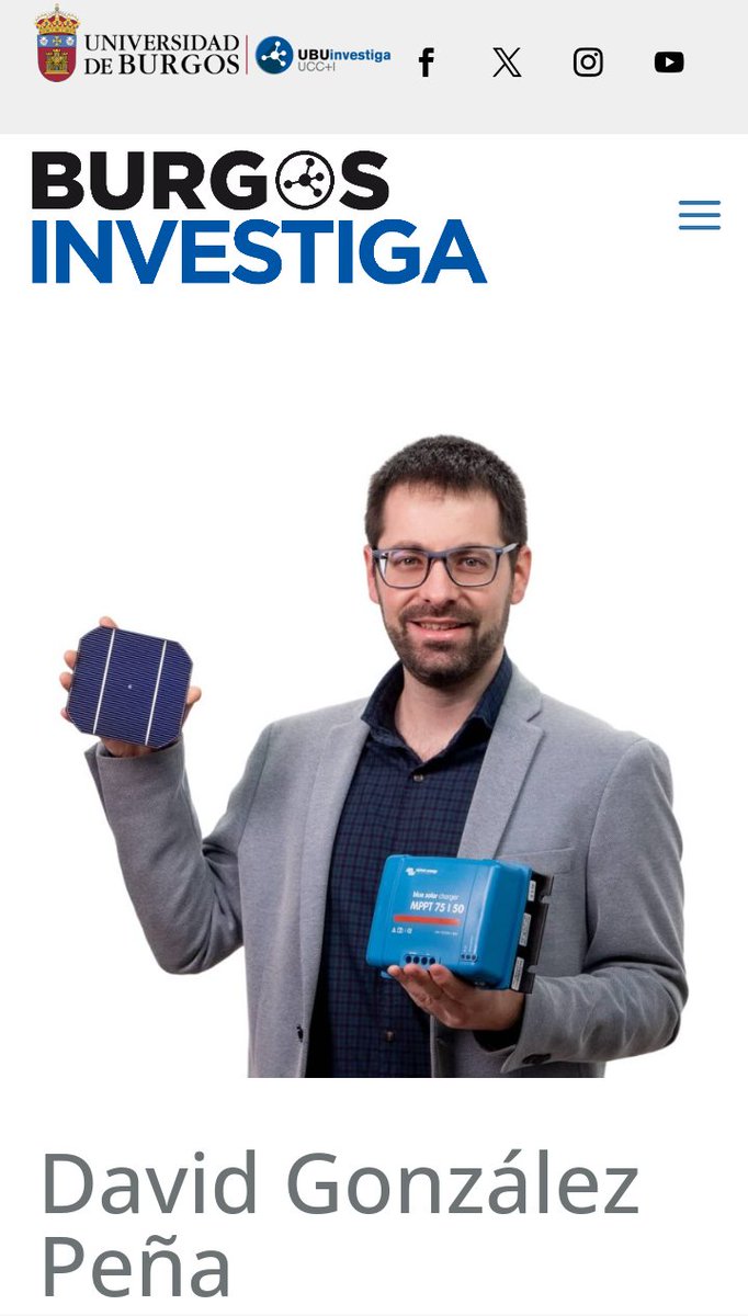 grupo_swift's tweet photo. Nuestro investigador David González Peña aparece este año en la campaña promocional "Burgos Investiga" de @UBUinvestiga @UBUEstudiantes 

¡Enhorabuena!👏👏

Consulta toda la información en el siguiente enlace👉
https://t.co/zJ1b4naO12 https://t.co/SzsHNtRP4k