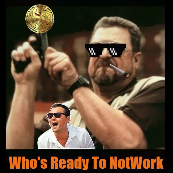 WHO IS READY to NOTWORK
 10,000,000 #NotWork GIVEAWAY 🚨

Requirements:

Follow🫣👉 <a href="/0xTheNotwork/">The Notwork</a> <a href="/martechnetworks/">MarTech Networks</a> <a href="/wtfinatruck/">WTF_IN_A_TRUCK 🚚🛣️</a> 

Like 👍🏽 

Drop $Sol addy 
Tag a few Degenerates 😎