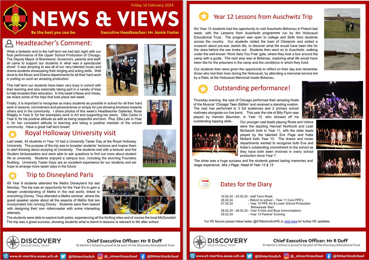 Please click on the link below to this week's full packed News and Views. Have a great half term! st-martins.essex.sch.uk/assets/Documen…