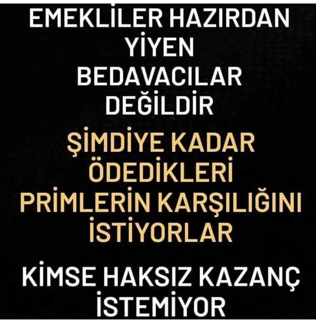 10.000 tl emekli maaşı degil yaşlılık aylığıdır

Emekli maaşı 2002 yıllında akpden önce asgari ücretin %46 üstünde ödeniyordu

endüşük emekli kök aylığı
25.800 tl olması gerekirken
bugün 7.500 tl
#SONDAKİKA
emekli maaşımı
kim çaldı?
#SeçimiEmekliBelirleyecek
#Emekliye3binTLSadaka