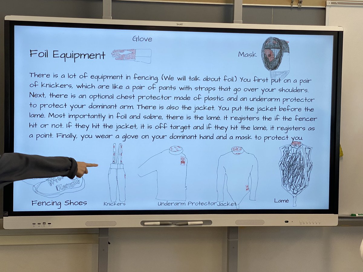 Learning about fencing with Ilana, Hanru, Caleb and Austin!  ♥️ Personal Best Day!  <a href="/_ChadGleason/">Chad Gleason</a> <a href="/saraballute/">Sara Ballute-Scianablo</a>