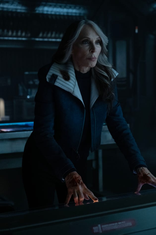 cptkrusher's tweet photo. Happy 1st Anniversary of the return of BADASS Beverly Crusher!!!!  #Picard #BeLoud #Legacy #GatesMcfadden https://t.co/Se0onBH5uR