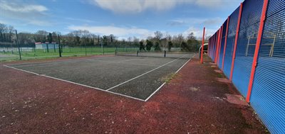 VOGCouncil's tweet photo. Following last year's Community Engagement consultation, work will begin later this year to upgrade Murchfield MUGA Recreational Grounds🎾

To prepare, contractors will be carrying out some vegetation management and clearance work this month before bird nesting season begins  🪹 https://t.co/46GoHUZrYA