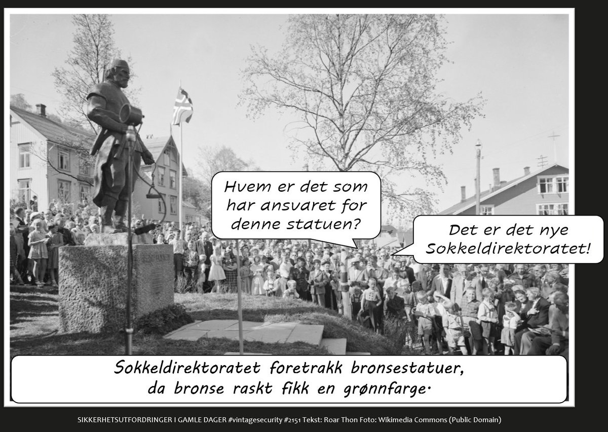 En god kollega sa en gang: "Vi har omorganisert oss en rekke ganger her, men vi har heldigvis ikke endret oss."

#vintagesecurity #infosec #sikkerhet #prosesser #humor #ironi