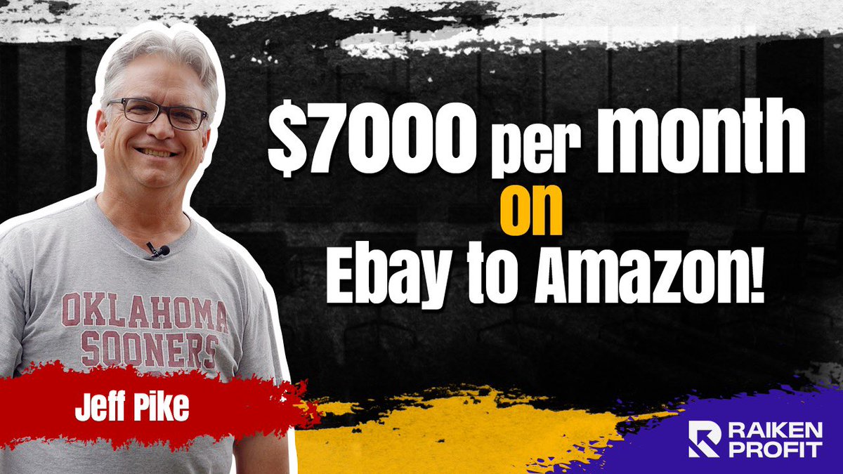 RaikenProfit's tweet photo. NEW VIDEO ALERT!

Its all about "Jeff Is Selling $7,000 Per Month Reselling Books on Amazon"

Don't miss out! Click the link below:

https://t.co/nPDvsddIur

Make sure you hit that 'Subscribe' button and 'Like' the video if you're excited to learn! https://t.co/xzWIOJmAtS