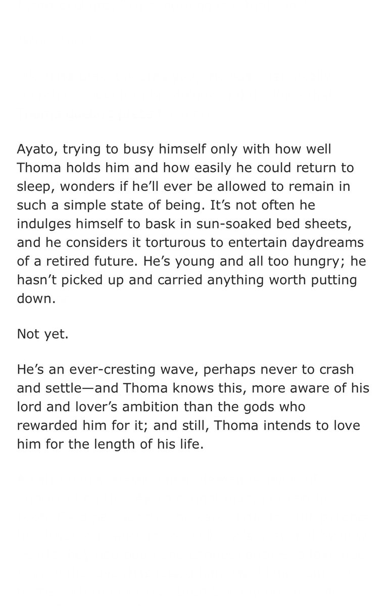 #thomato ; 2.5k

i had the pleasure of writing this fic for <a href="/ThomatoZine/">Duty & Devotion: A Thomato Zine—Complete</a> !! the link is in the comments (-: