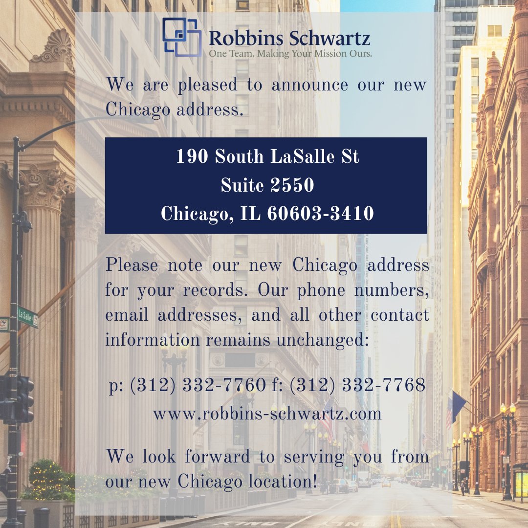 Robbins Schwartz tweet media