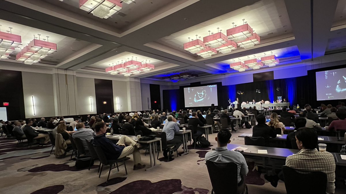 Full house on Day 2 #SCAEcho24. Looking forward to more learning from the experts themselves! #echofirst @scahq 🙌 @nicoa002 @charles_nyman @marktaylor201 @fmahmood543 @DouglasShookMD @khq_md @kibelani @bfaloyeMD @MondalSamhati