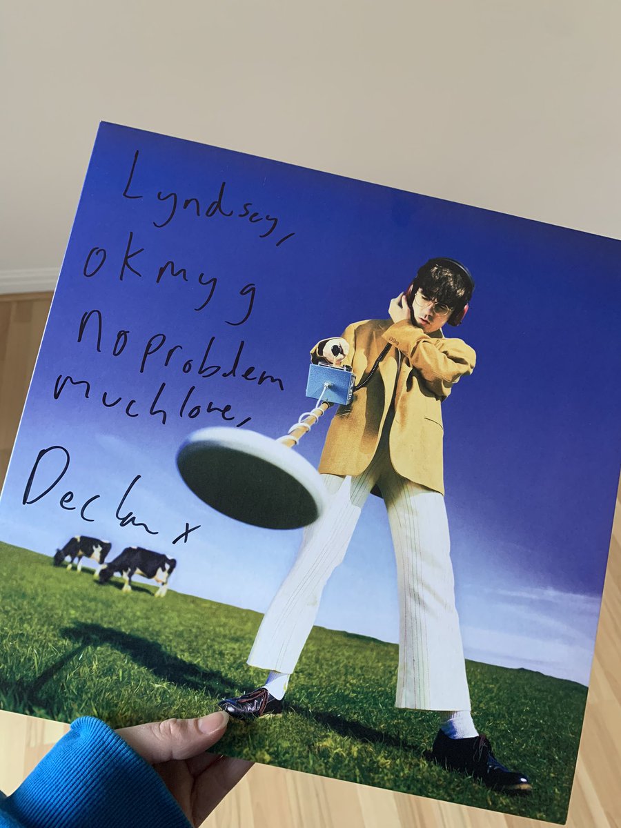 lyndsatron's tweet photo. lmao thank you @DeclanMcKenna 🐄 #whttb https://t.co/p5dIMqFWBk