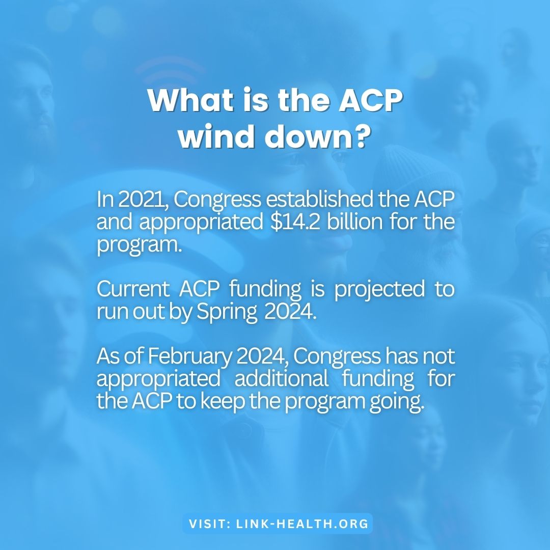Link_Health_org's tweet image. Now that the ACP program has ended, it&apos;s time to explore new ways to stay connected.🛜Don&apos;t worry, we&apos;re here to guide you through alternative options for affordable internet access. Stay tuned for updates and resources!✅ #StayConnected #InternetForAll