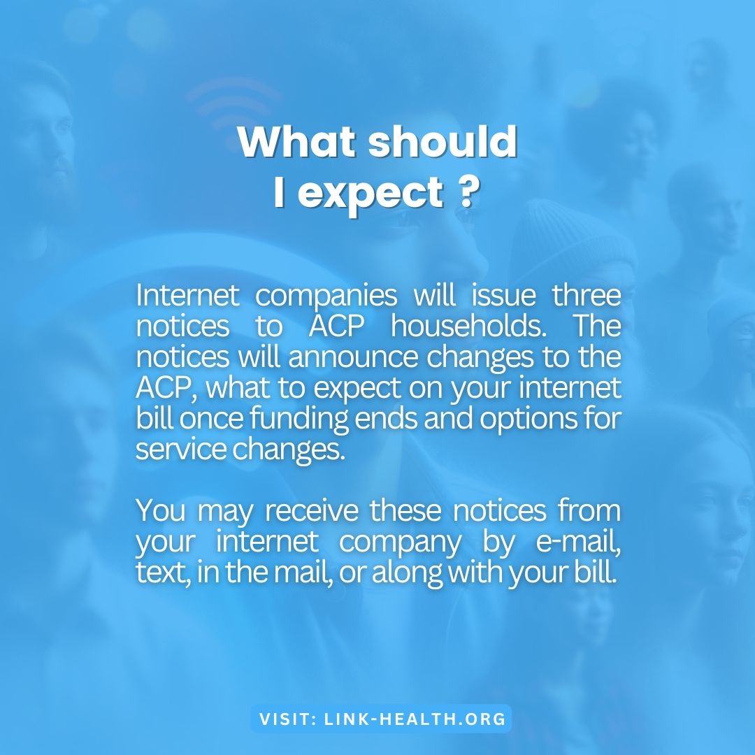 Link_Health_org's tweet image. Now that the ACP program has ended, it&apos;s time to explore new ways to stay connected.🛜Don&apos;t worry, we&apos;re here to guide you through alternative options for affordable internet access. Stay tuned for updates and resources!✅ #StayConnected #InternetForAll