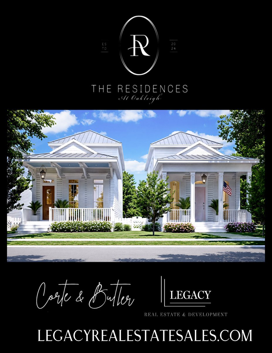 The Residences at Oakleigh in the heart of Downtown Mobile’s Garden District.🌸

DM me for more information about these 7 new construction homes.

#newdevelopment #mobileal #newconstruction #legacyrealestateanddevelopment