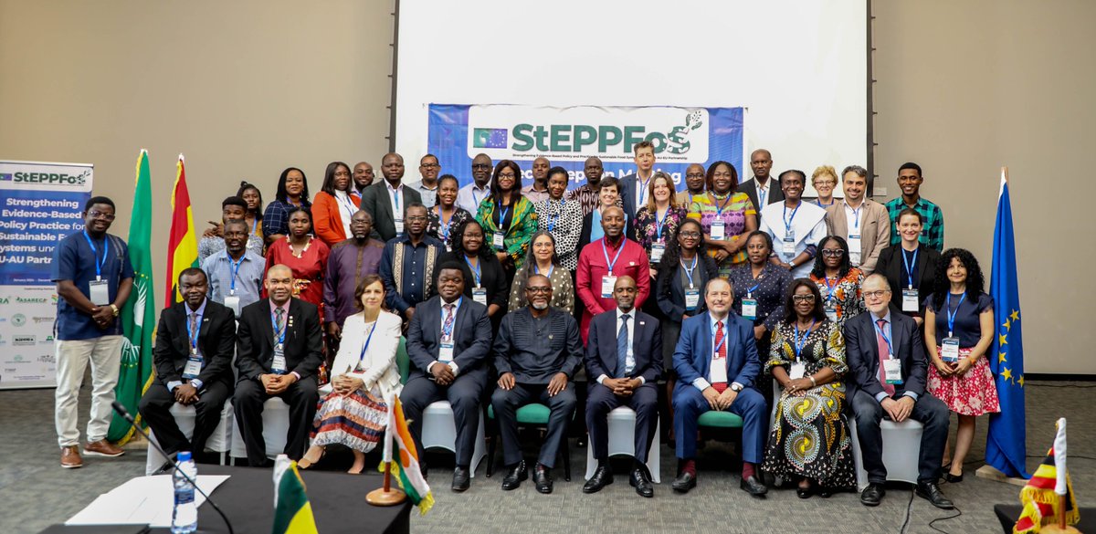 FANRPAN represented by <a href="/ThembiMwams/">Thembi Mwamakamba</a>  Joins Partners <a href="/FARAinfo/">FARA Africa</a> <a href="/ECDPM/">ECDPM 🔎 🌍</a> <a href="/ruforumsec/">RUFORUM</a> <a href="/CORAFNews/">CORAF</a> <a href="/EU_Commission/">European Commission</a> <a href="/_AfricanUnion/">African Union</a> <a href="/afaasinfo/">African Forum For Agricultural Advisory Services.</a> in launching the #StEPPFoS Project working to transform Africa's #foodsystems

Read more here 👉 bit.ly/3OKPNGW