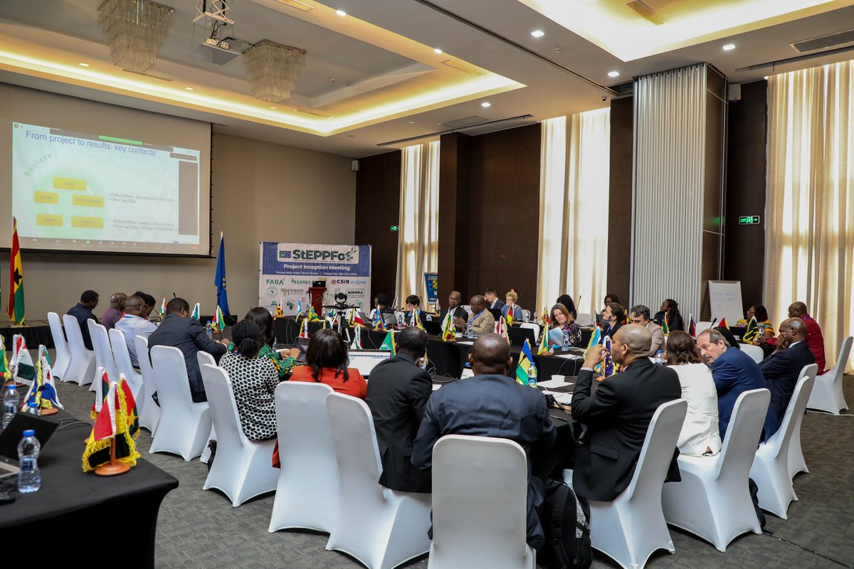FANRPAN's tweet photo. FANRPAN represented by @ThembiMwams Joins Partners @FARAinfo @ECDPM @ruforumsec @CORAFNews @EU_Commission @_AfricanUnion @afaasinfo in launching the #StEPPFoS Project working to transform Africa's #foodsystems
Read more here 👉 https://t.co/vV6qiBpXsE https://t.co/VCjo7vcBx3