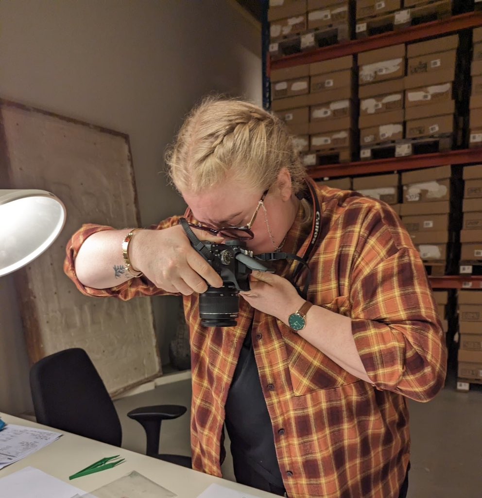 bodypolitics (@bodypoliticserc) on Twitter photo There <a href="/EmmaTollefsen/">Dr Emma Tollefsen</a> is looking at intriguing deposits of human remains and ‘body-objects’ from Migration Period and Viking Age settlements 💀🛖 And <a href="/VikingBodiesBM/">Brad Marshall</a> is examining important grave material and children from Vendel and Viking cemeteries 🪦🗡️ (2/4)
#BodyPoliticsERC There <a href="/EmmaTollefsen/">Dr Emma Tollefsen</a> is looking at intriguing deposits of human remains and ‘body-objects’ from Migration Period and Viking Age settlements 💀🛖 And <a href="/VikingBodiesBM/">Brad Marshall</a> is examining important grave material and children from Vendel and Viking cemeteries 🪦🗡️ (2/4)
#BodyPoliticsERC
