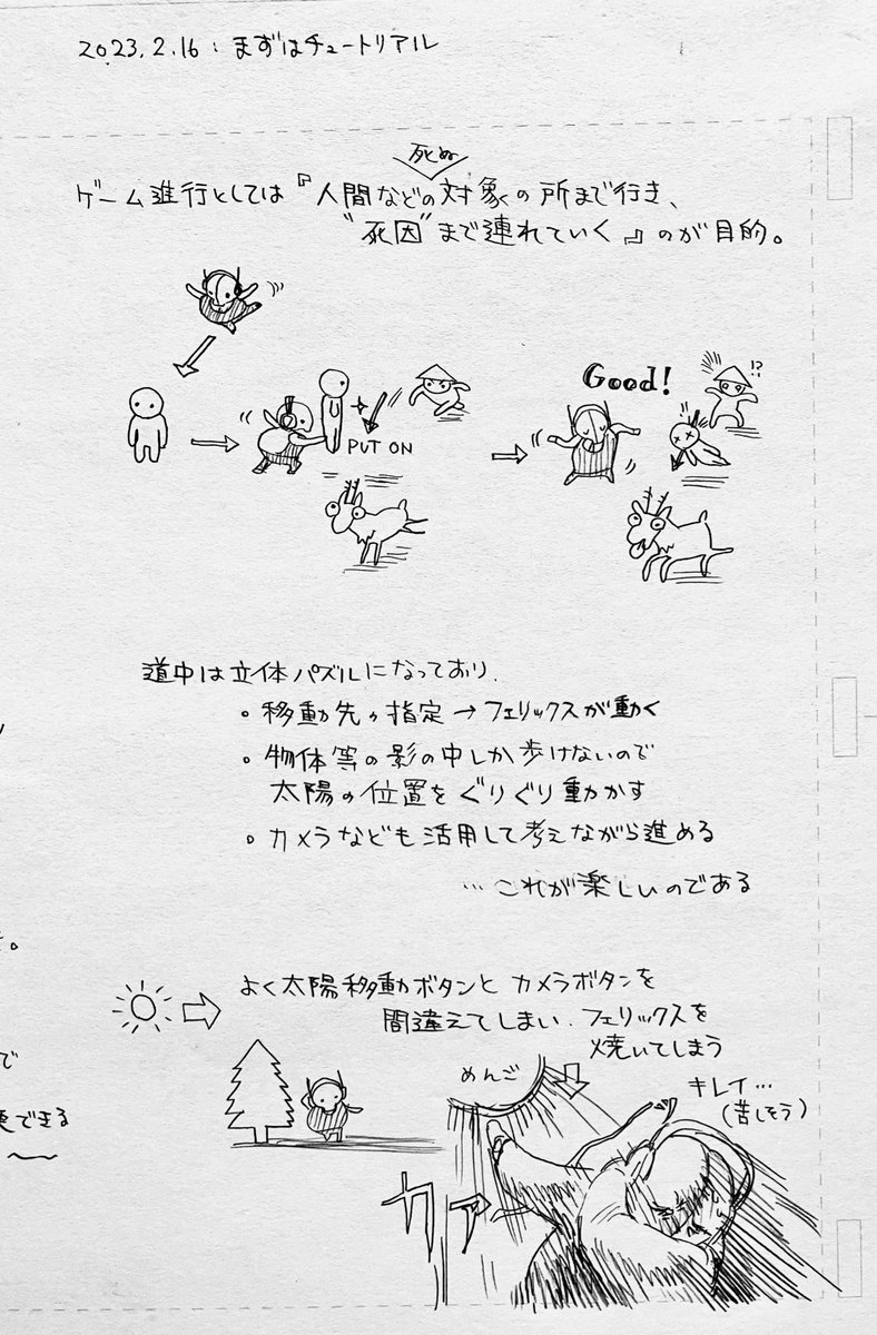 前から気になってて丁度セールだったから買ってみたんだけど予想してたより全然面白かった…！（まだチュートリアルだけど）

普通に流血あるけど日本語対応されてて手厚い…たまに「どう言う意味だ？？」て所もあるけどゲーム進行には関係ないからストレスにはならなくて良い

『Felix The Reaper』