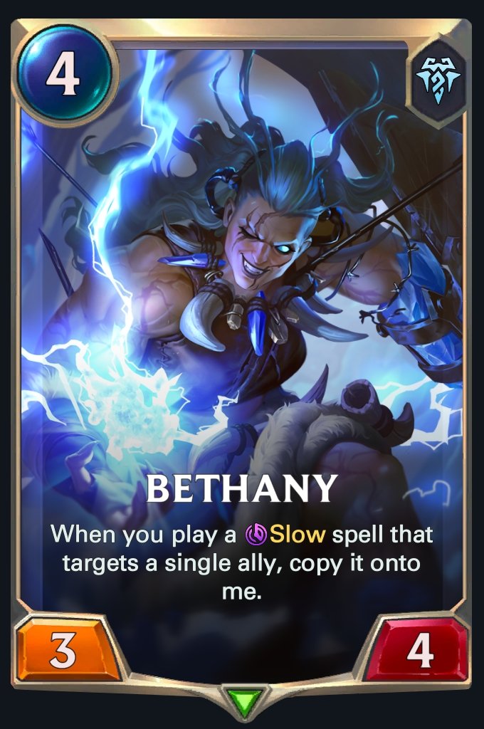 Have you ever wondered what the child of the printing god <a href="/SnnuyLoR/">Snnuy</a> and <a href="/RickoRex/">RickoRex</a> , who with overwhelm like to flex, would look like? NO?! Don't worry, because Riot has an answer for that question. I am honored to present to you Bethany, the ultimate Wildclaw Stance printer.