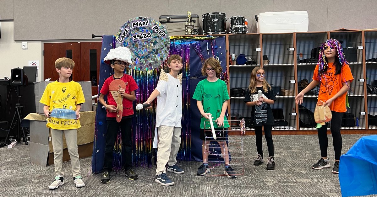 Huge congrats to our Odyssey of the Mind teams who crushed it!  Three LMP teams are headed to STATES at the Orange County Convention Center on March 30th. Our teams have been working hard since October, meeting weekly to craft unique solutions for the competition.