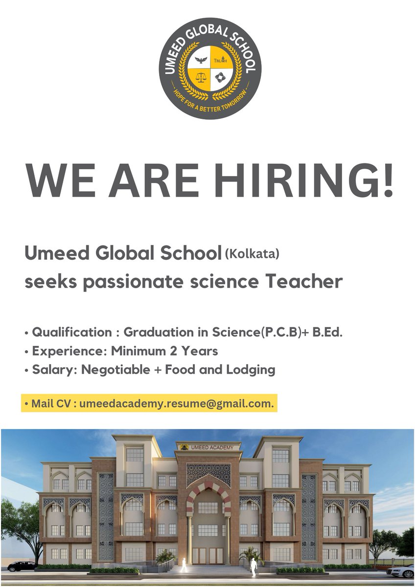 We are Hiring !!