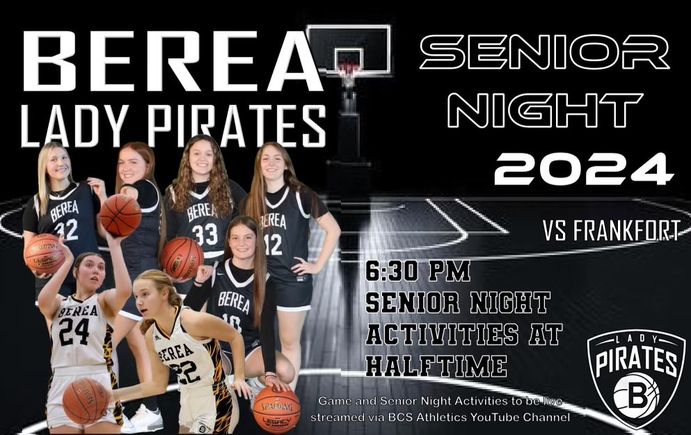 SENIOR NIGHT!  Game <a href="/630/">百恵</a>. Senior night festivities at halftime. Come out as we honor this great group of seniors.