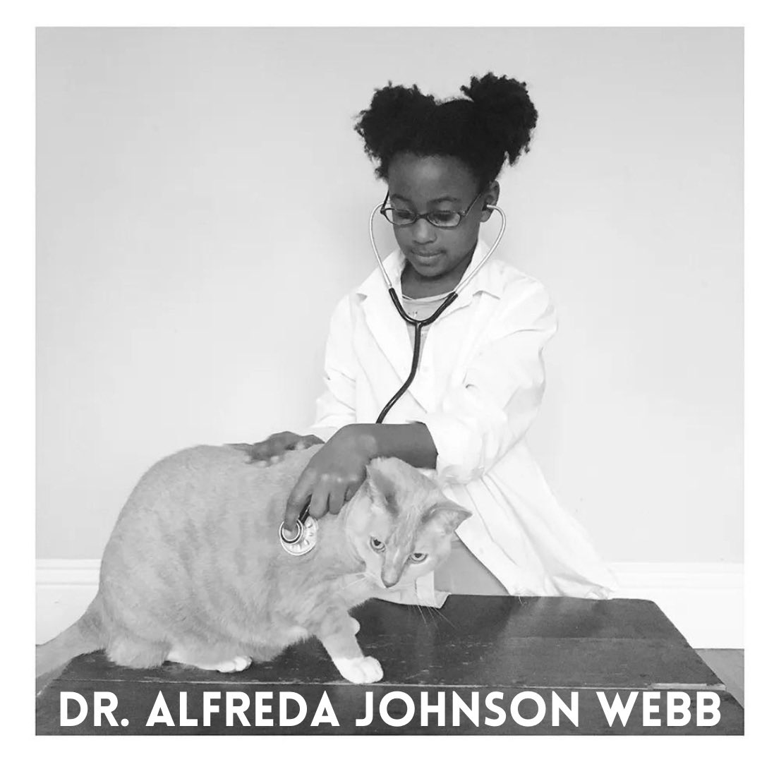 panworksio's tweet photo. 🌟 Honoring Dr. Alfreda Johnson Webb for #BlackHistoryMonth 🌟
 
Dr. Webb made history as the first African American woman to earn a Doctor of Veterinary Medicine degree, graduating from the Tuskegee University School of Veterinary Medicine in 1949.
Created with @amcny https://t.co/inXPsXvzbv