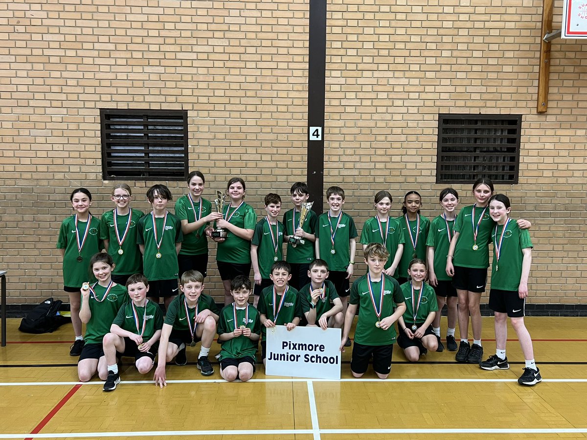 NorthHertsSSP's tweet photo. Massive congratulations to @PixmorePE who won both Boys and Girls events and will go on to represent North Herts at the County Finals. Special mention to @StMarysBaldock (Boys) and @whitehilljunior (Girls) who ran them close! https://t.co/PVdELHkyc4