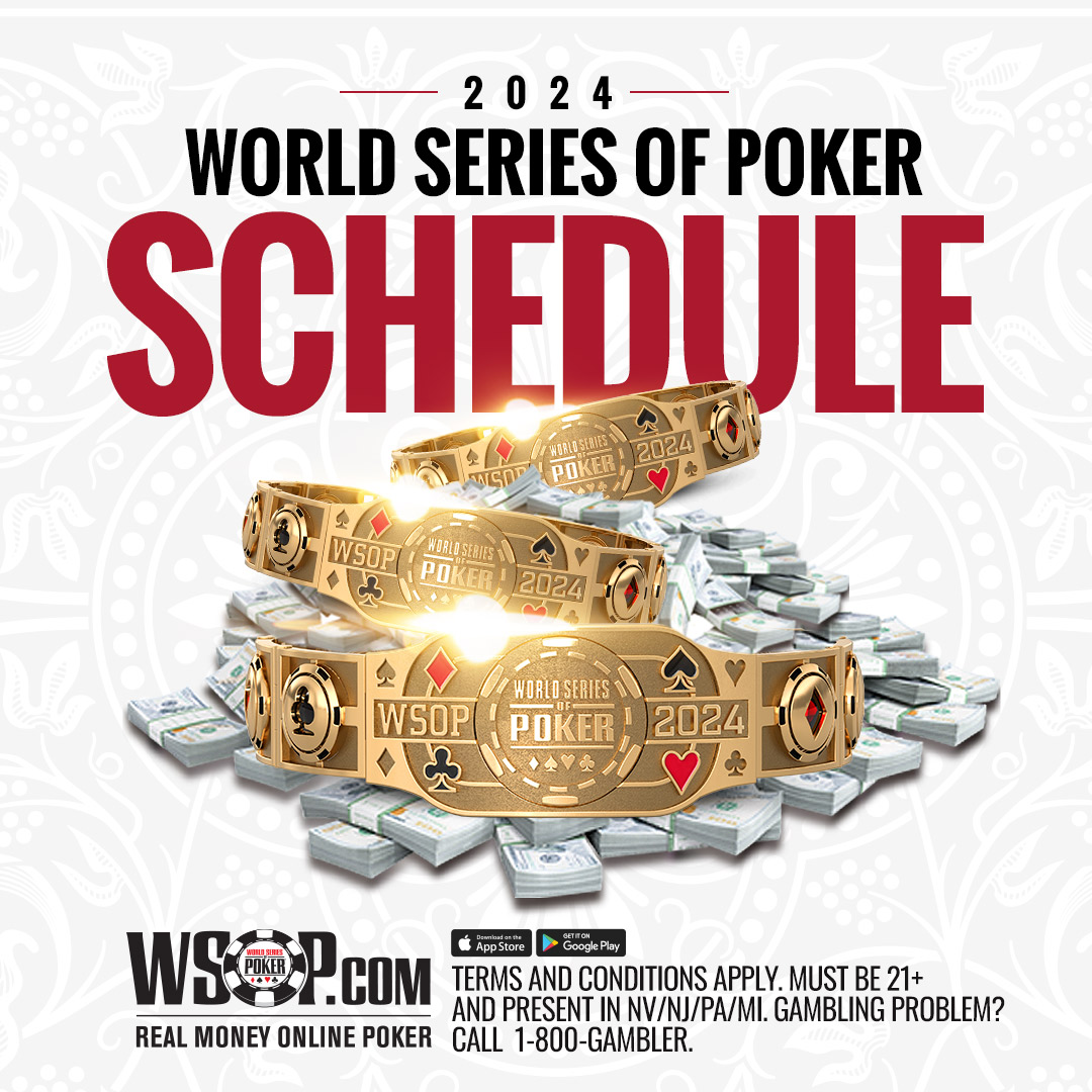 Today @WSOP announced its full daily event schedule for the 2024 World Series of Poker. The 55th edition of the series heads back to the Las Vegas Strip at @HorseshoeVegas and @ParisVegas. More details: bit.ly/42K7DPZ