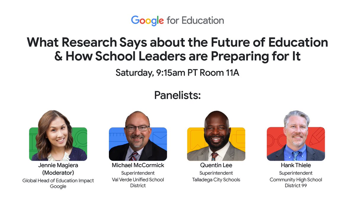 Will I be seeing you at #NCE2024 this weekend? I'm excited to speak on a #FutureOfEducation panel about how districts are leveraging #AI and technology to drive innovation and enhance well-being. Join us in room 11A on Sat @ 9:15am!