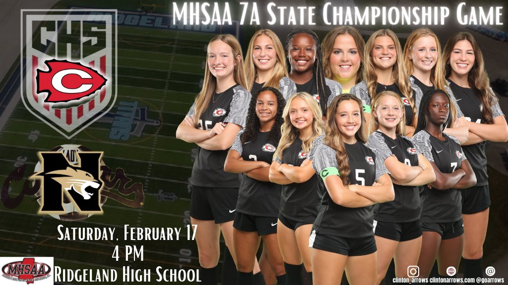 GoArrows's tweet photo. Tomorrow is the day. For the third straight year and the 4th time in the last 5 years, your Lady Arrows travel to Ridgeland as the Queens of the North.

🆚: Northwest Rankin
🗓️: Saturday, February 17
⏰: 4 PM
📌: 586 Sunnybrook Rd, Ridgeland, MS 39157
🎟️: https://t.co/nzEBoEGlQc https://t.co/G0s8NsZuzw