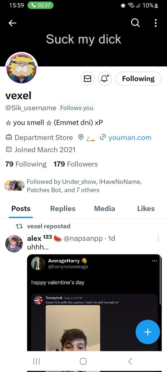 Vexellive's tweet photo. I'm being impersonated bc I changed my pfp https://t.co/6hGDseYNj4
