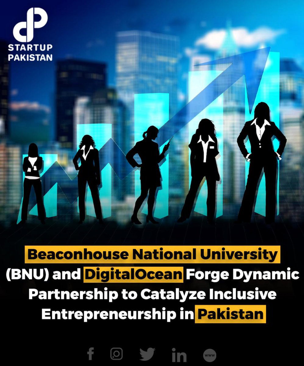 @BNULahore , Pakistan's leading not-for-profit Liberal Arts University, has announced a strategic partnership with DigitalOcean LLC. Read More: startuppakistan.com.pk/beaconhouse-na… #Pakistan #Beacon #House #National #University